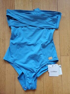 (nwt) La Perla Powder Blue One-Piece Swimsuit